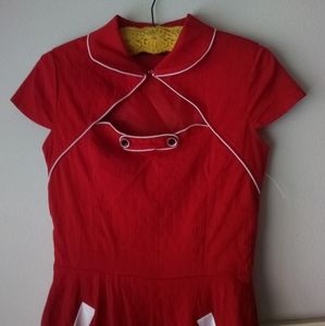 RARE Vintage Red Dress